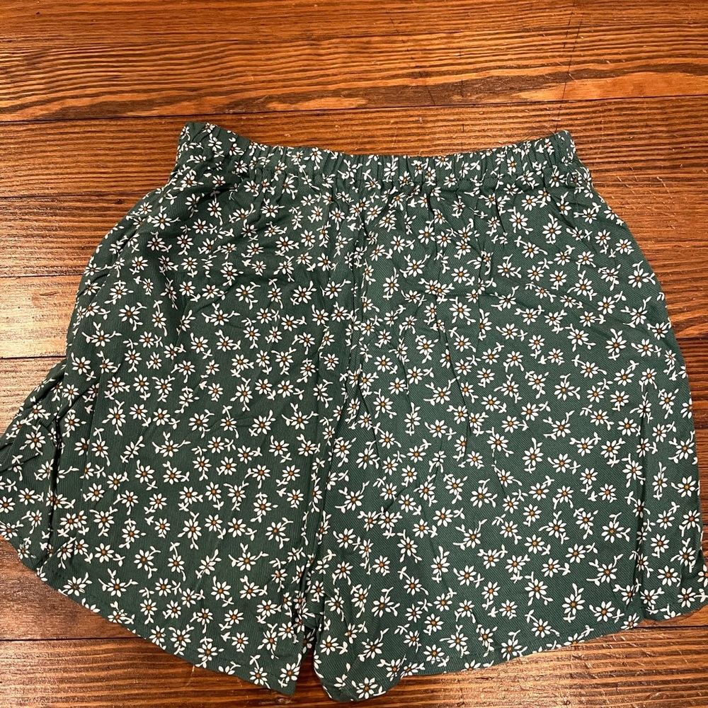 High Waist Sunflower Shorts